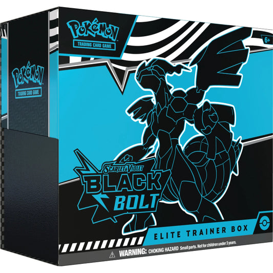 Pokémon Scarlet & Violet: Black Bolt – Elite Trainer Box (SV11b, Japanese)
