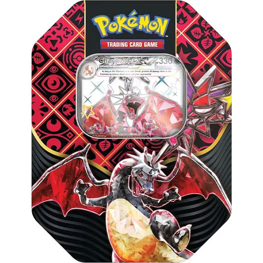 Pokémon Scarlet & Violet: Infernal Reign – Charizard ex Tin